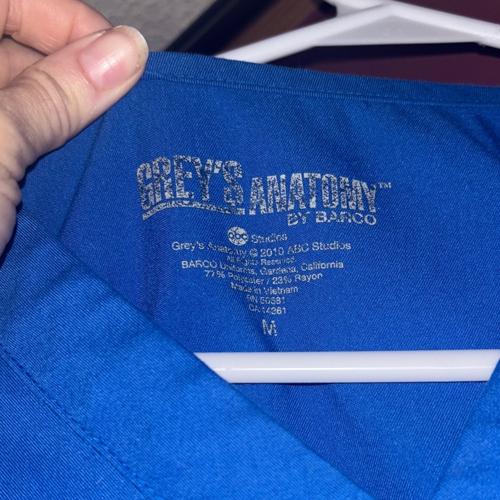 Blue Scrub Set - Picture 3 of 6